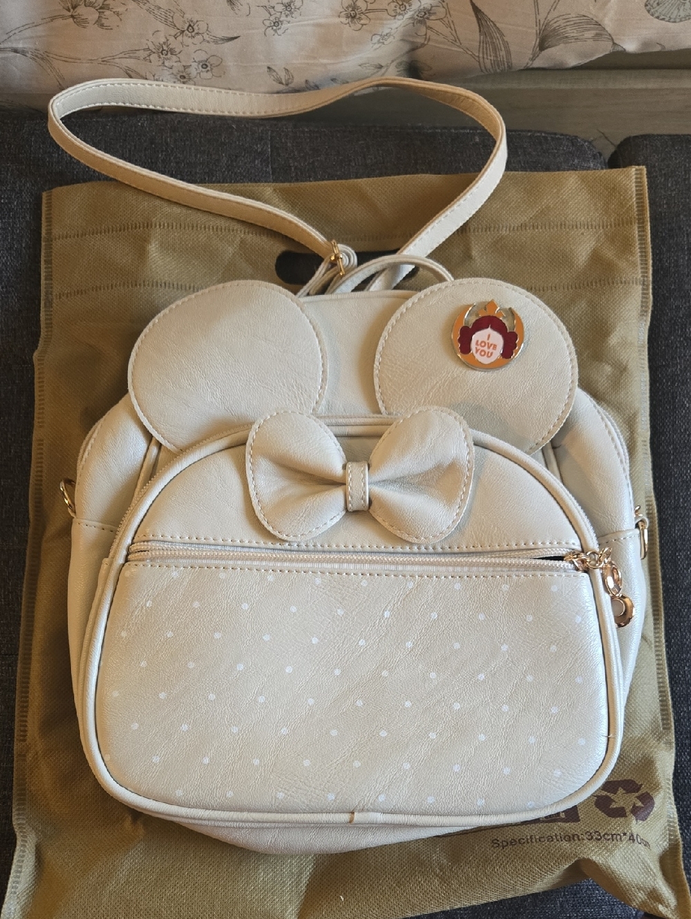 Mickey Ears Back Pack With Star Wars Pin